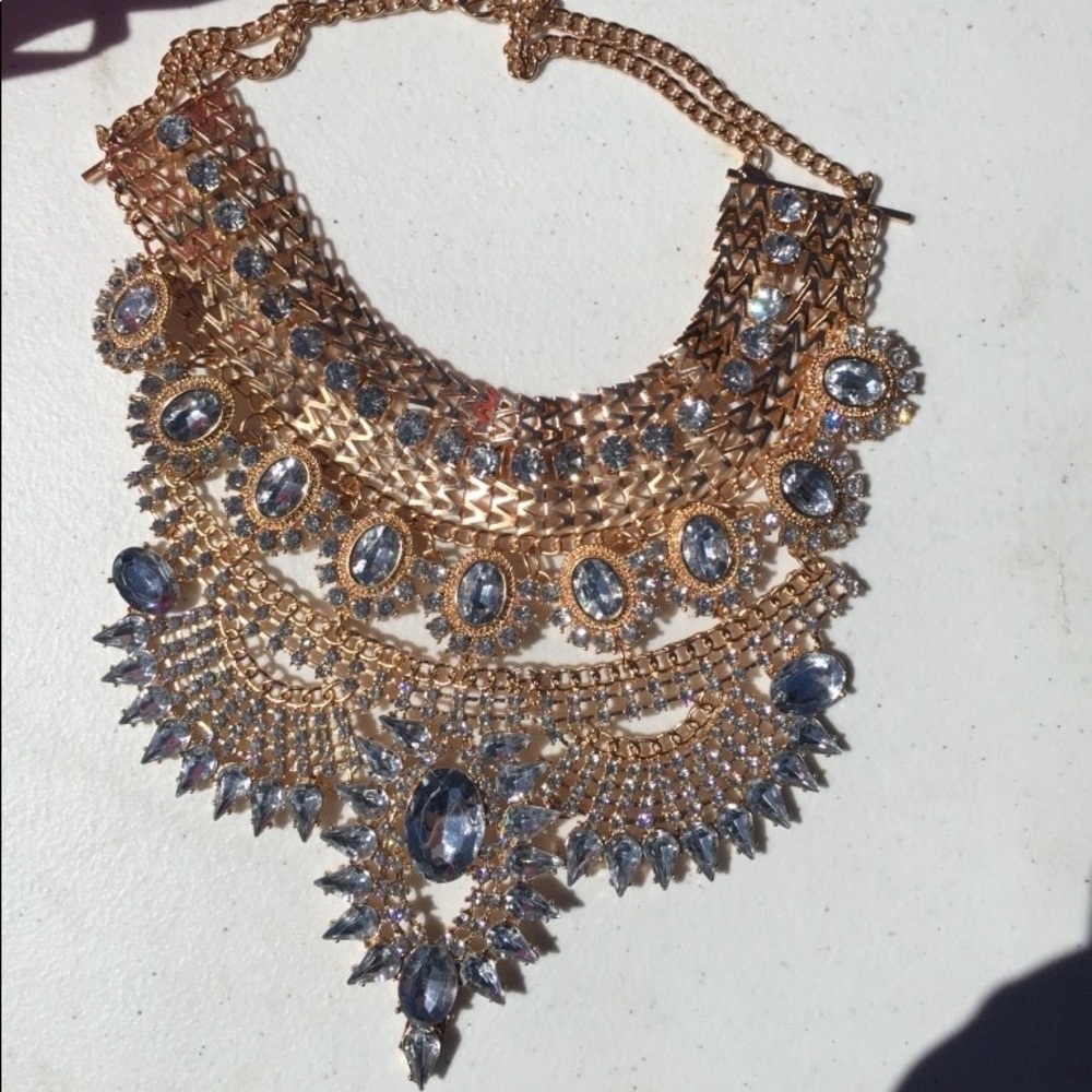 Gold Statement piece necklace